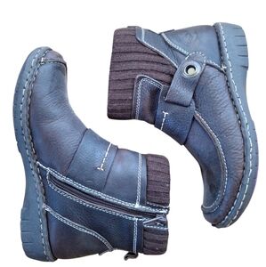 Lobo Solo Dark Brown Nina Leather Ankle Boots 8